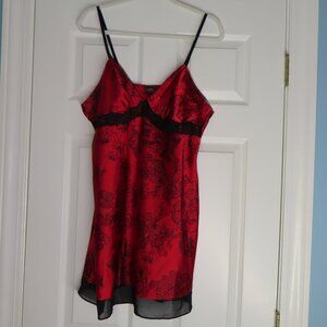 Babydoll Y2K Style Slip Dress Nightie Top Apt 9 Floral Large Romantic Lace